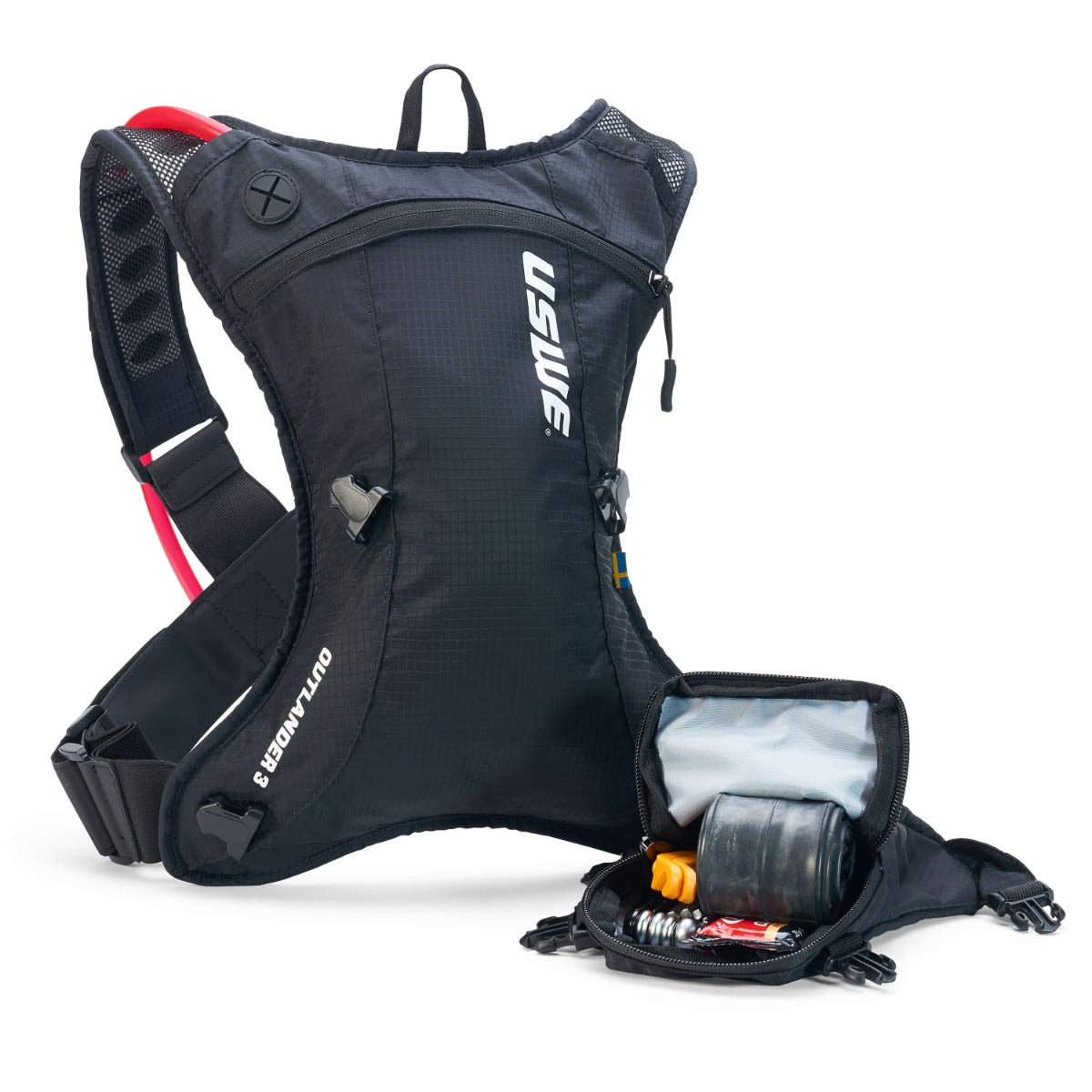 USWE OUTLANDER 1.5L HYDRATION PACK CARBON BLACK