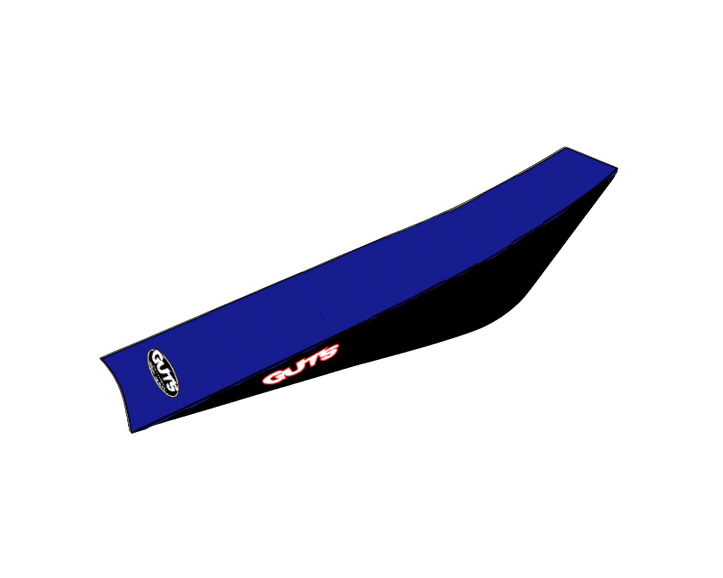 GUTS NON-RIBBED SEAT COVER YAMAHA YZ450F 23-25 YZ250F/YZ450FX/WR450F 24-25 YZ250FX/WR250F 2025 BLACK/BLUE