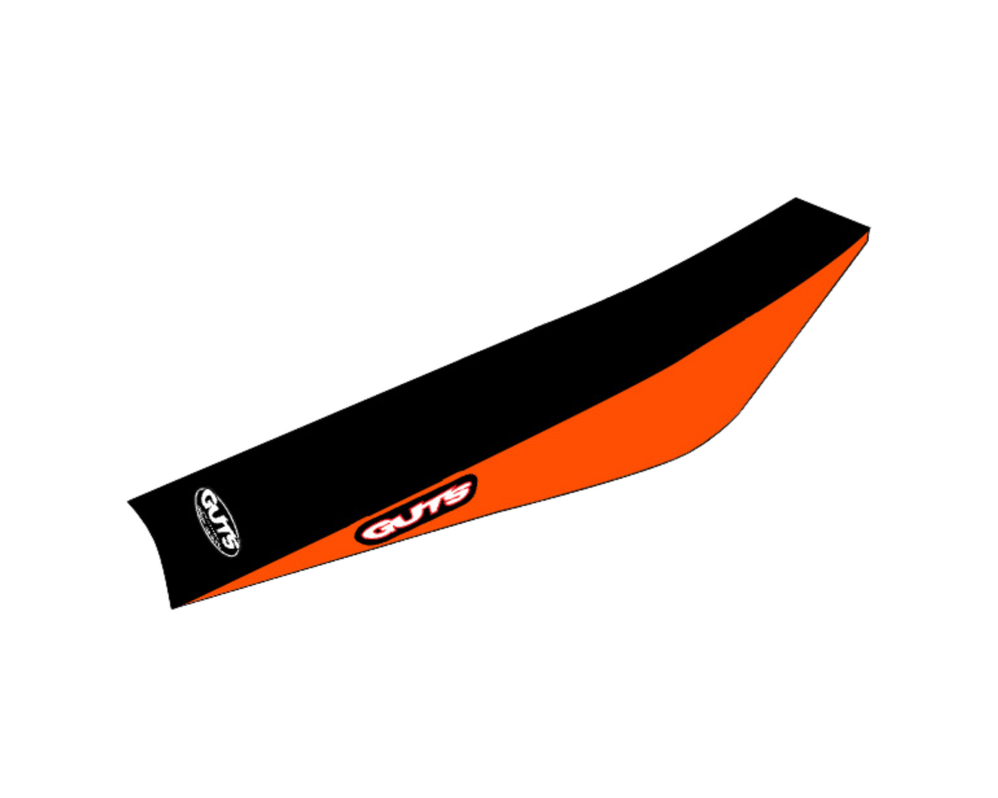 GUTS NON-RIBBED SEAT COVER KTM SX/SX-F 23-25 EXC/EXC-F 24-25 ORANGE/BLACK